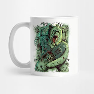 This is a zombie Bear Mug